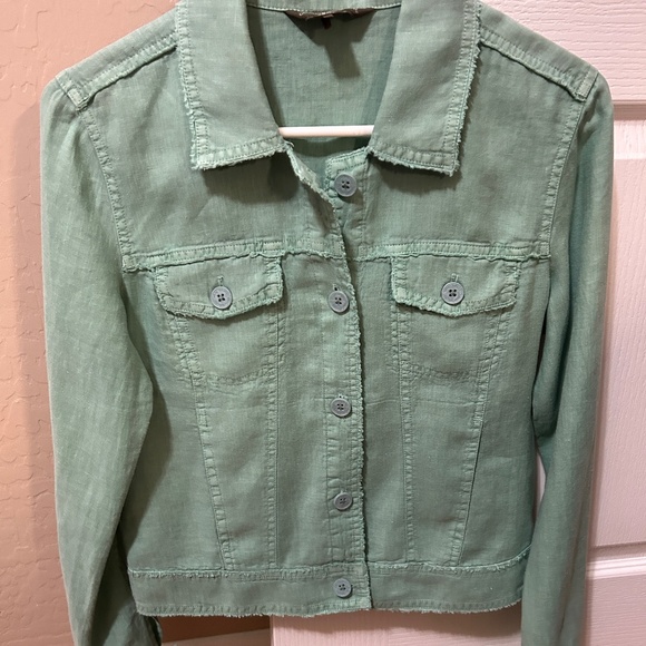LIKE NEW! Women's Tommy Bahama Palms Linen Jacket - XS - Picture 6 of 15